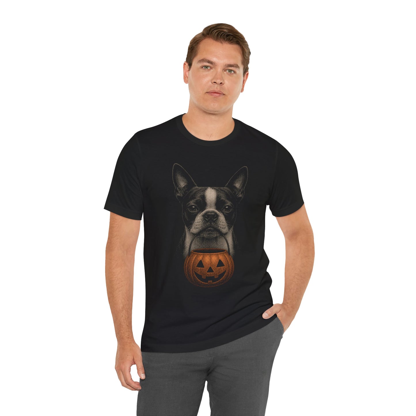 Boston Terrier Halloween T-Shirt – Boop or Treat