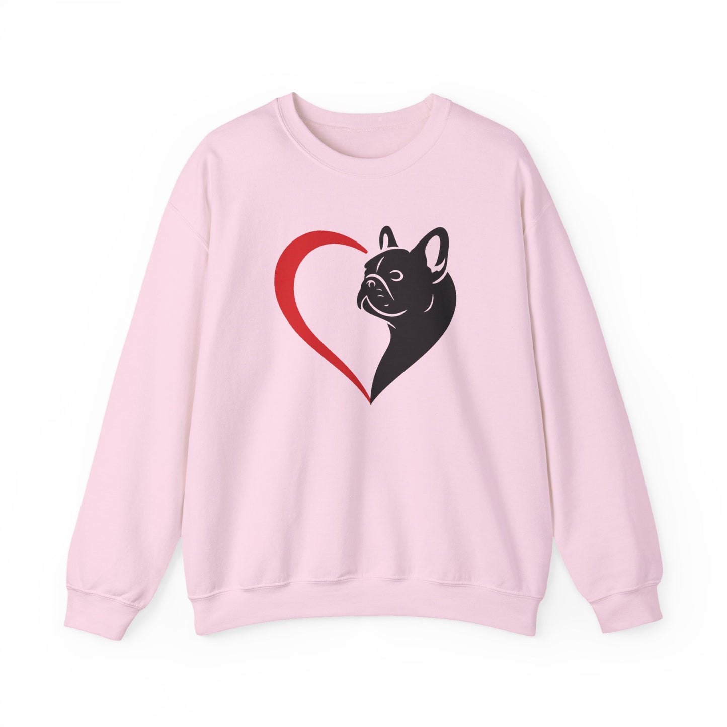 French Bulldog Heart Sweatshirt