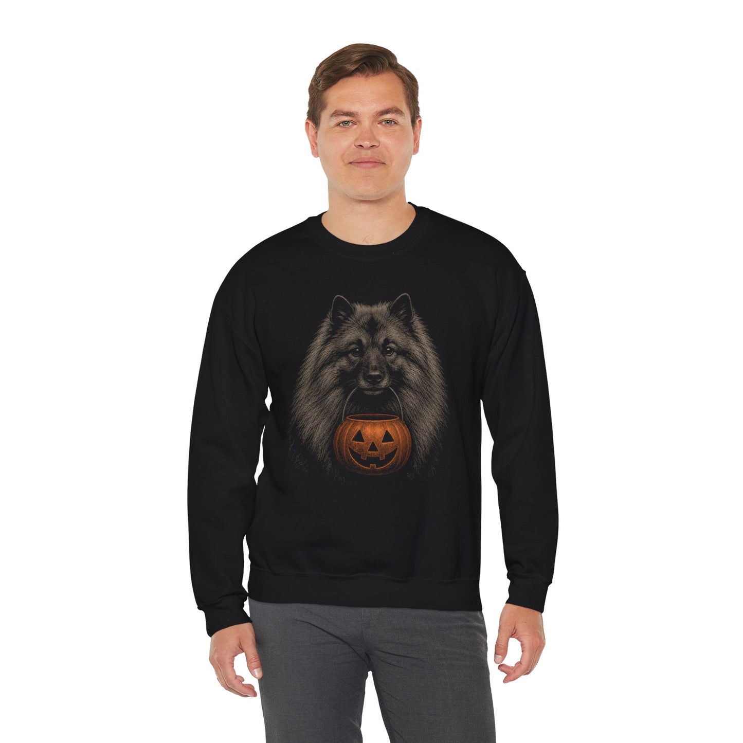 Keeshond Halloween Sweatshirt – Boop or Treat