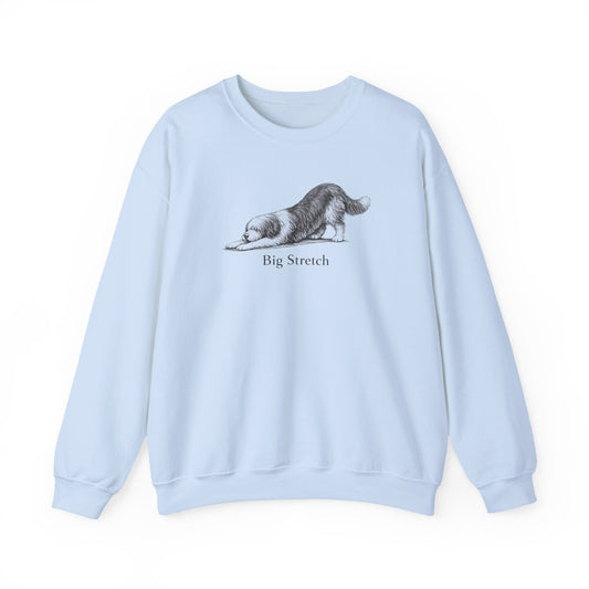 Big Stretch Bearded Collie Sweatshirt