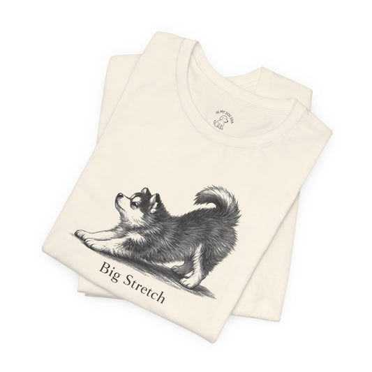 Big Stretch Pomsky T-Shirt
