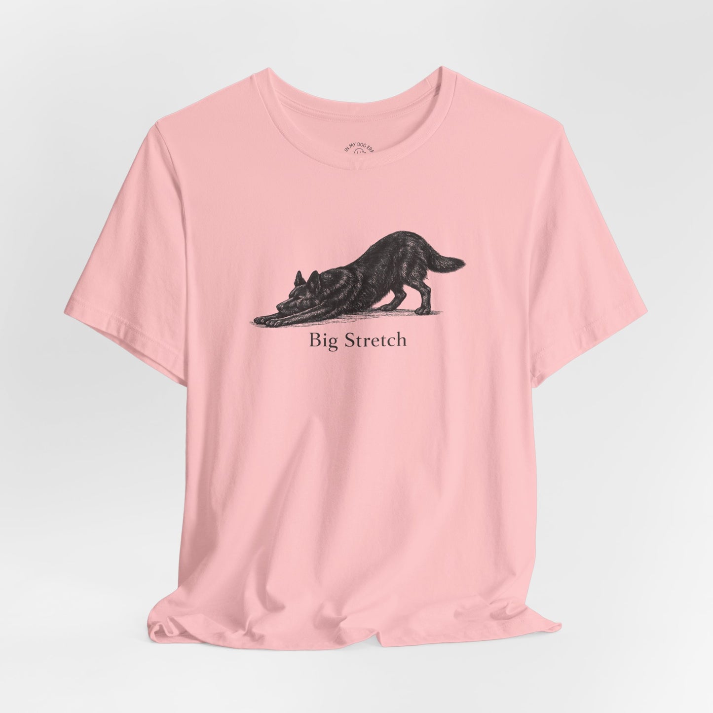 Big Stretch Black German Shepherd T-Shirt