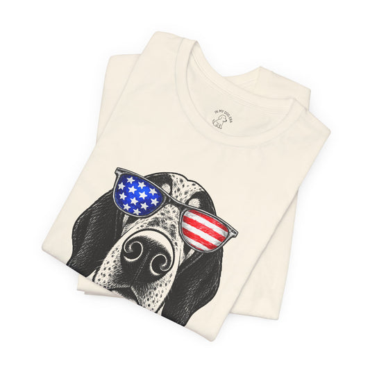 Red, White & BOOP Bluetick Coonhound T-Shirt