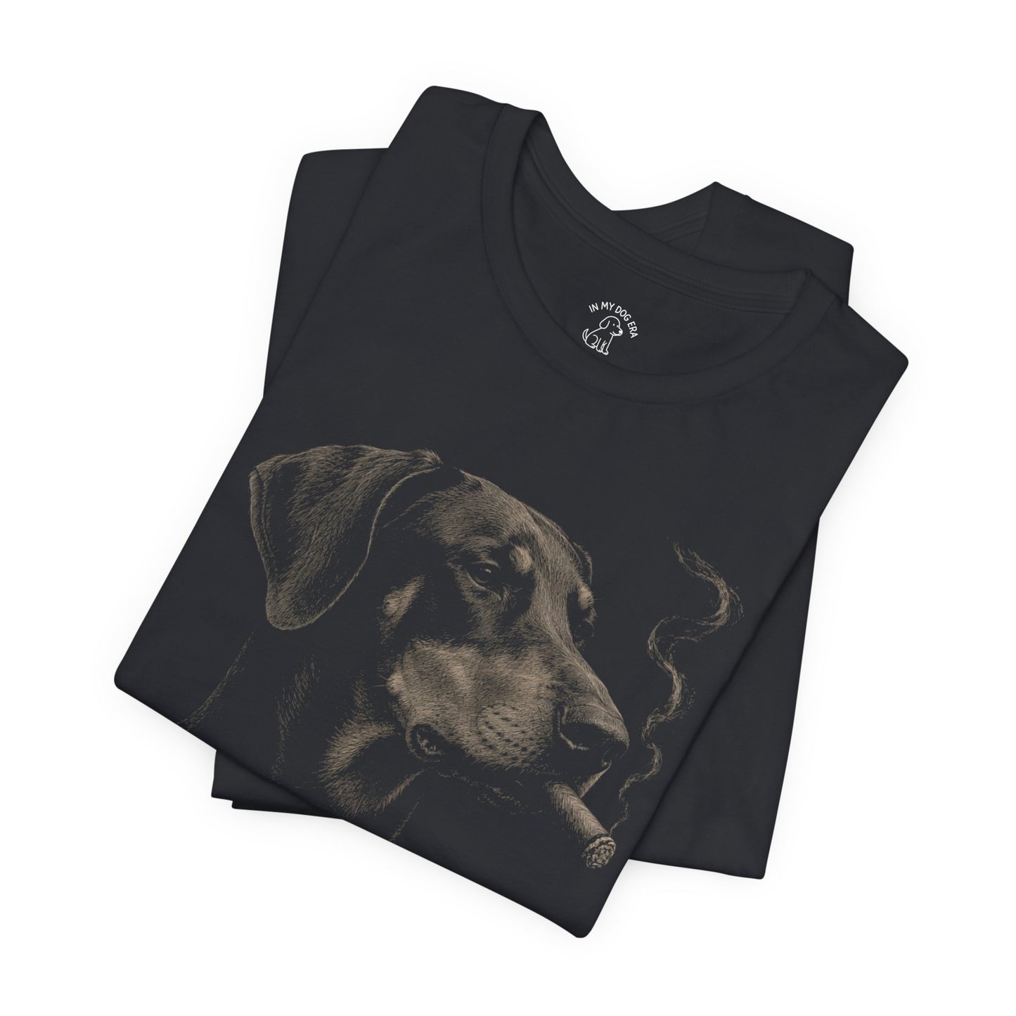 The Gentleman Doberman T-Shirt (Natural Ears)