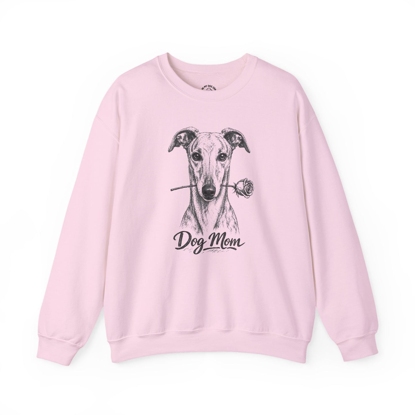 Greyhound Dog Mom Sweatshirt (Rose Collection)