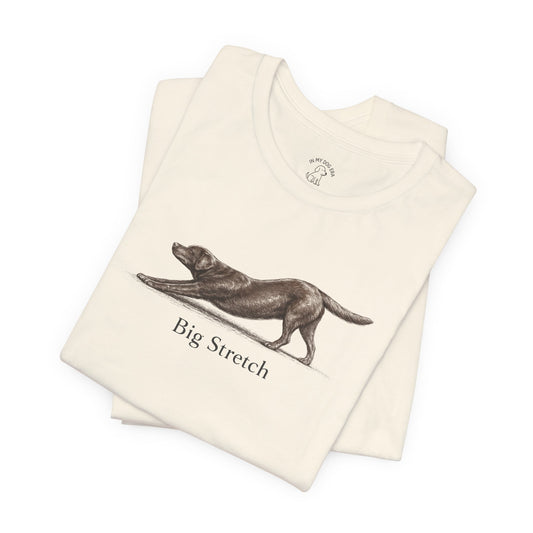 Big Stretch Chocolate Labrador Retriever T-Shirt