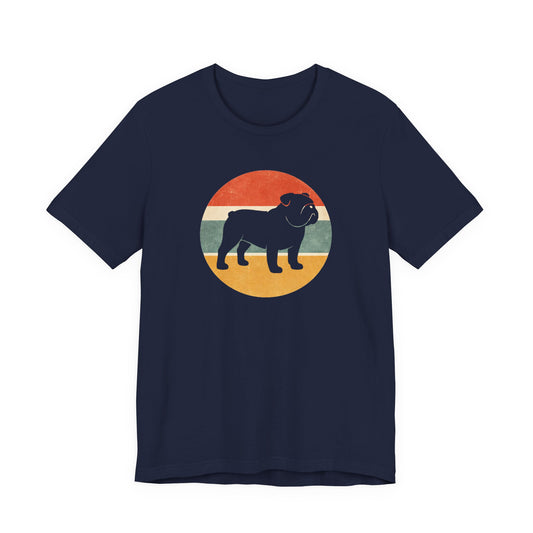 English Bulldog Vintage Retro T-Shirt