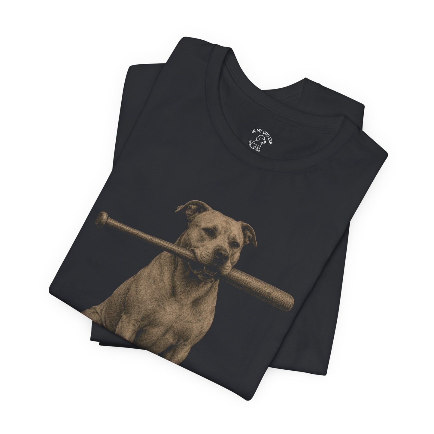 Bat Dog Pit Bull (Tan) T-Shirt
