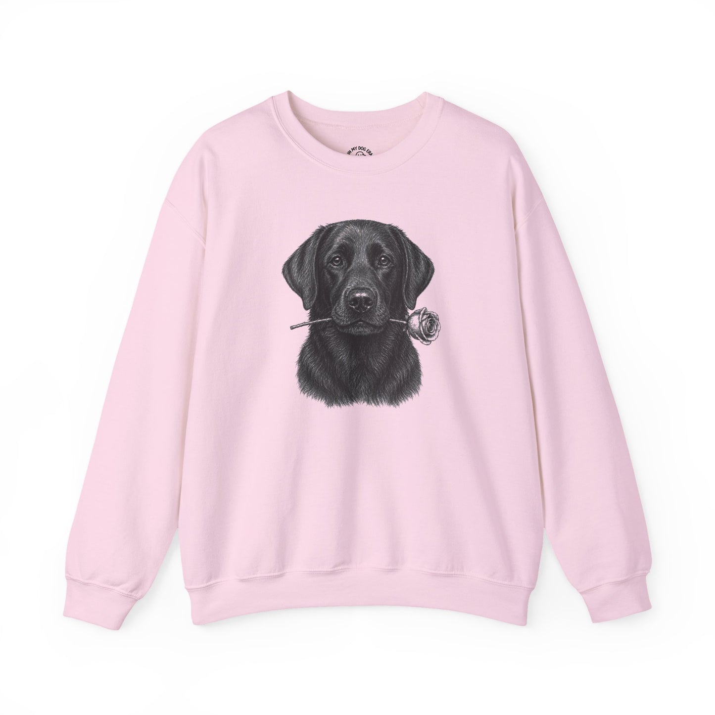 Black Labrador Retriever Rose Collection Sweatshirt