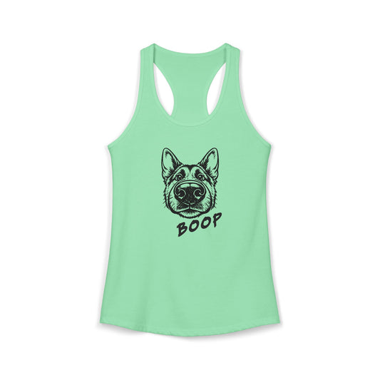 BOOP Classic - German Shepherd - Women's Racerback Tanktop