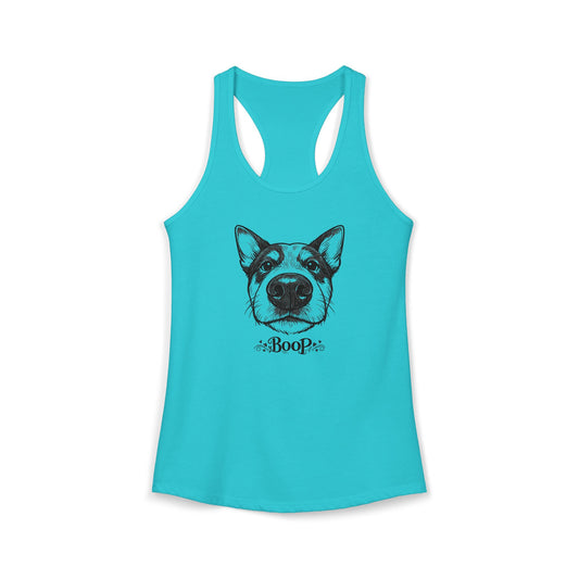 BOOP Australian Cattle Dog (Heeler) - Women's Racerback Tanktop