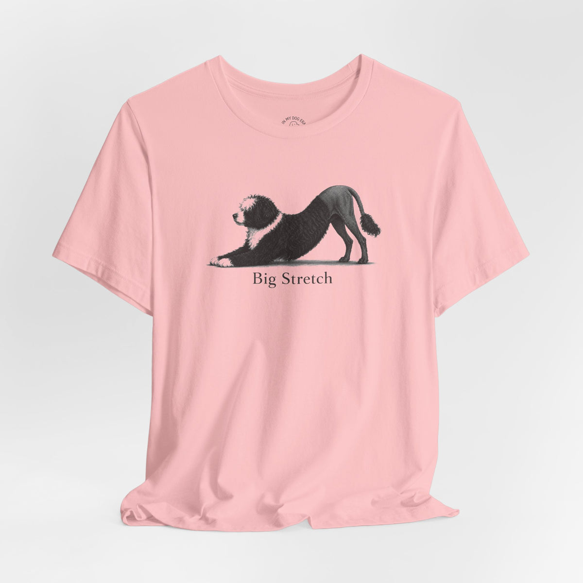 Big Stretch Portuguese Water Dog T-Shirt (Lion Cut)