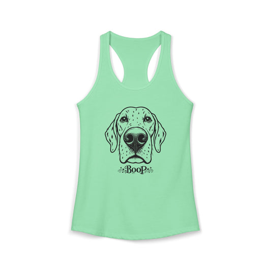 BOOP English Pointer - Women's Racerback Tanktop