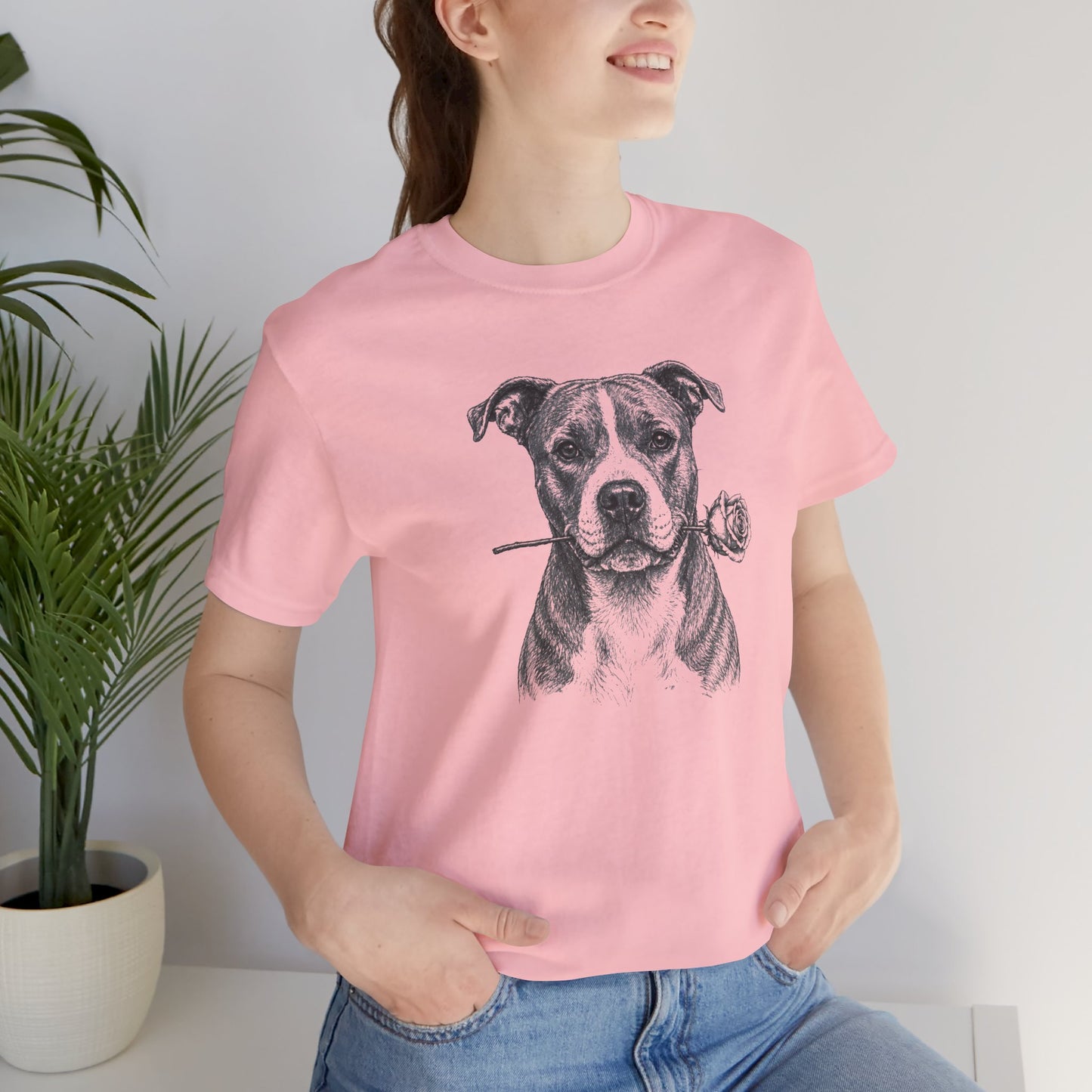 American Staffordshire Terrier Rose Collection T-Shirt