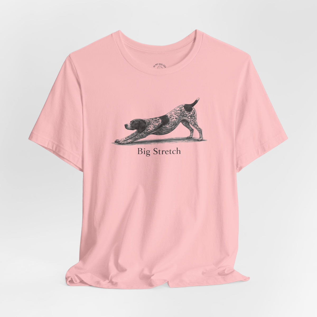 Big Stretch German Shorthaired Pointer (Docked Tail) T-Shirt