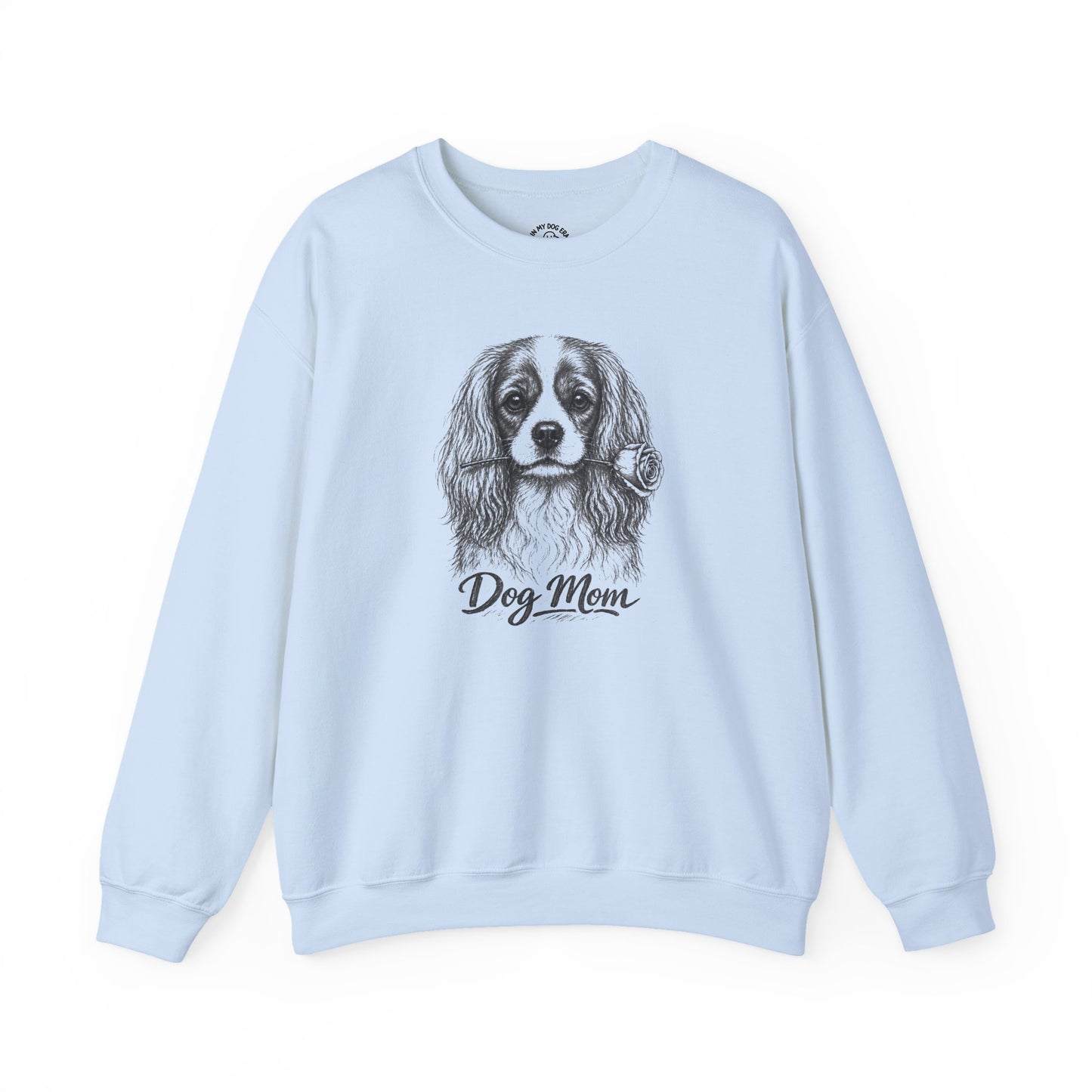 Cavalier King Charles Spaniel Dog Mom Sweatshirt (Rose Collection)