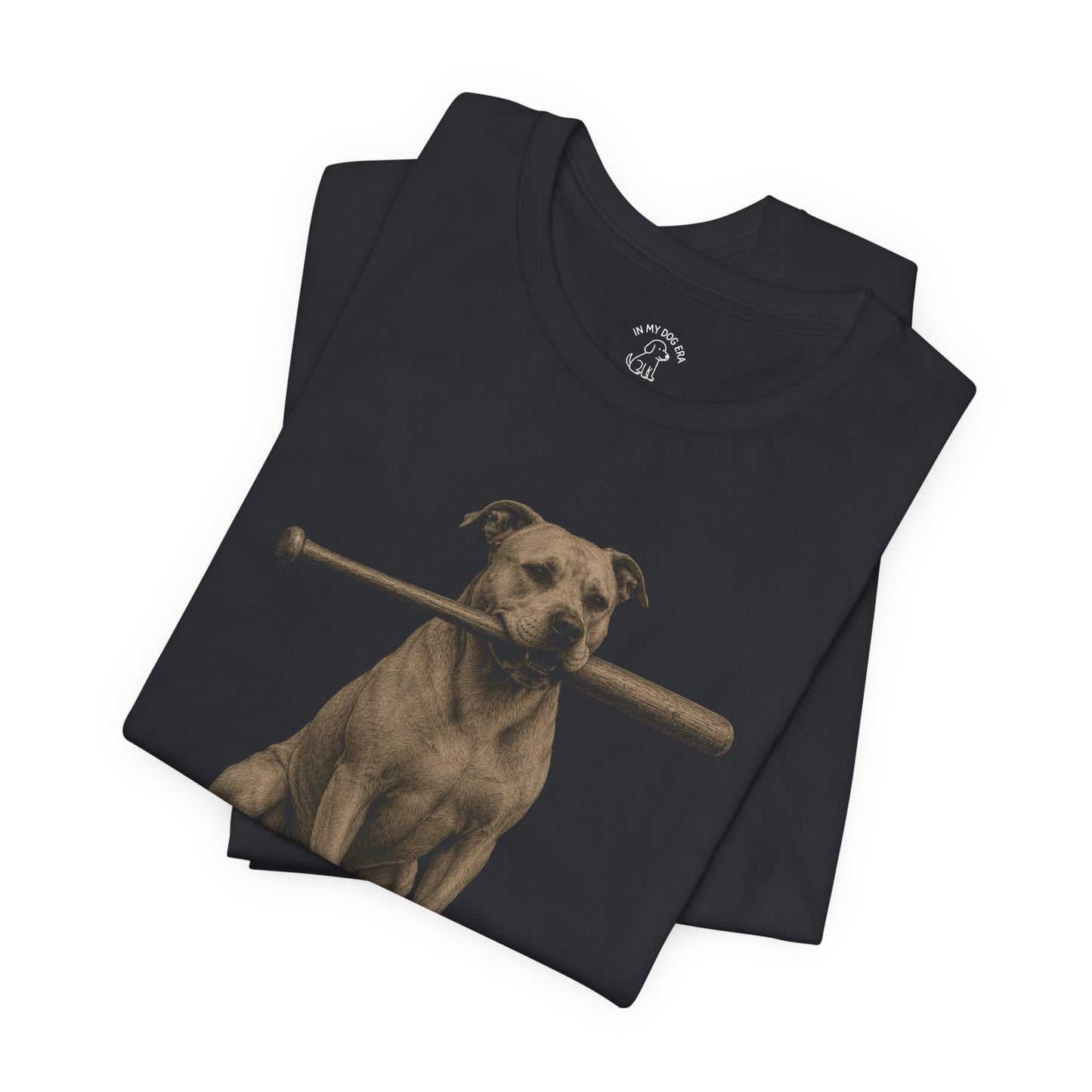 Bat Dog Pit Bull (Tan) T-Shirt