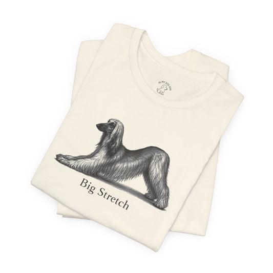 Big Stretch Afghan Hound T-Shirt