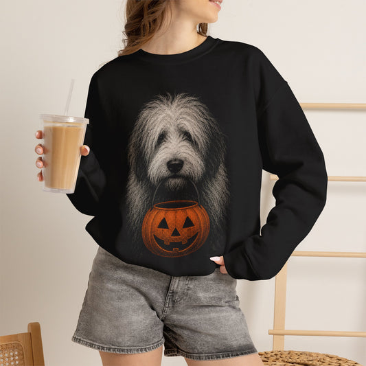 Old English Sheepdog Halloween Sweatshirt – Boop or Treat