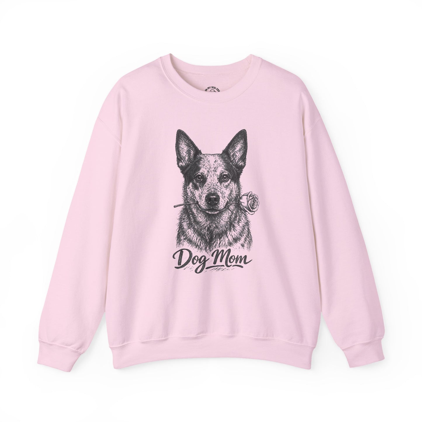 Australian Cattle Dog Heeler Dog Mom Sweatshirt (Rose Collection)