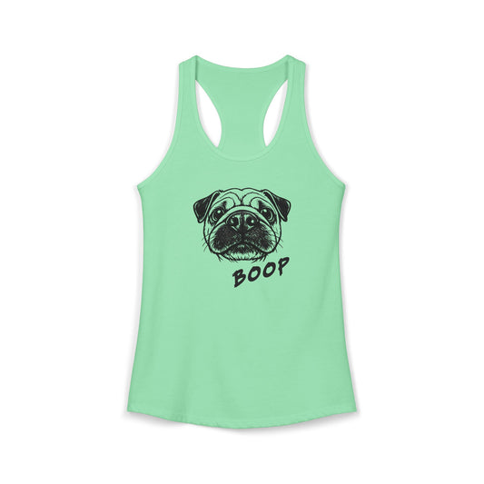 BOOP Classic - Pug - Women's Racerback Tanktop