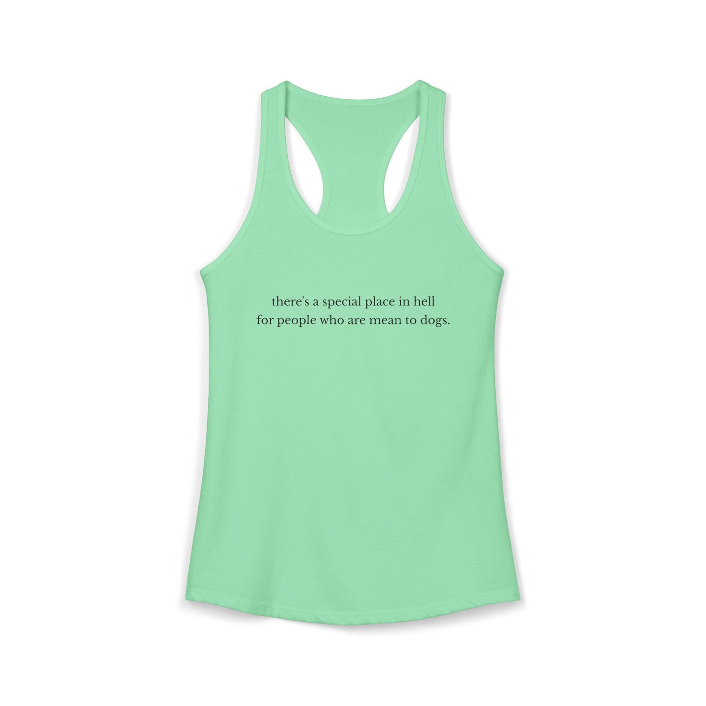 Special Place in Hell - Dog Lover Women's Racerback Tanktop