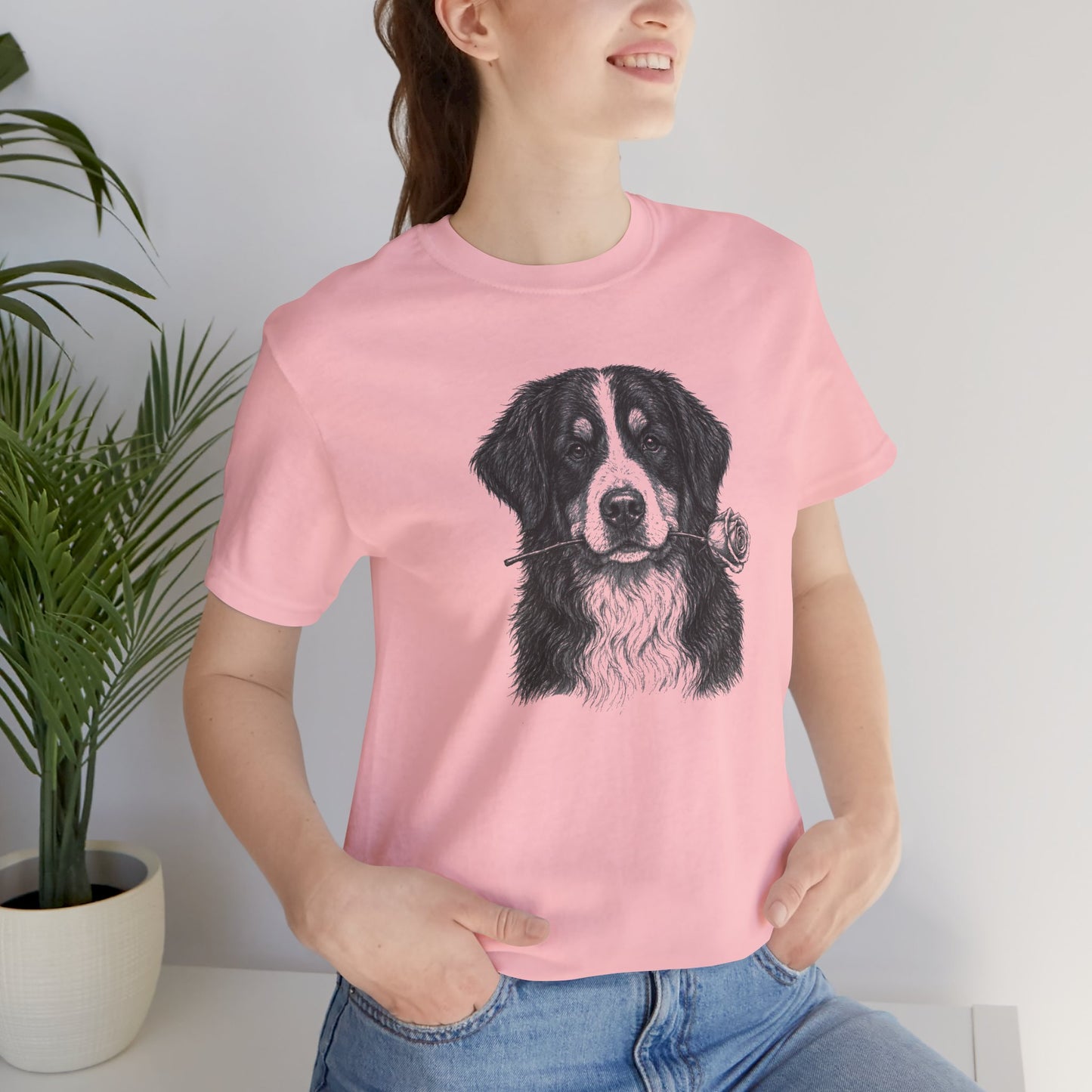 Bernese Mountain Dog Rose Collection T-Shirt