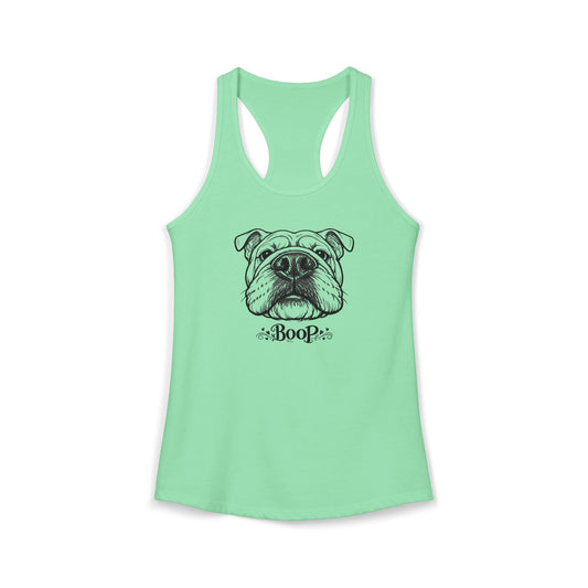BOOP English Bulldog - Women's Racerback Tanktop