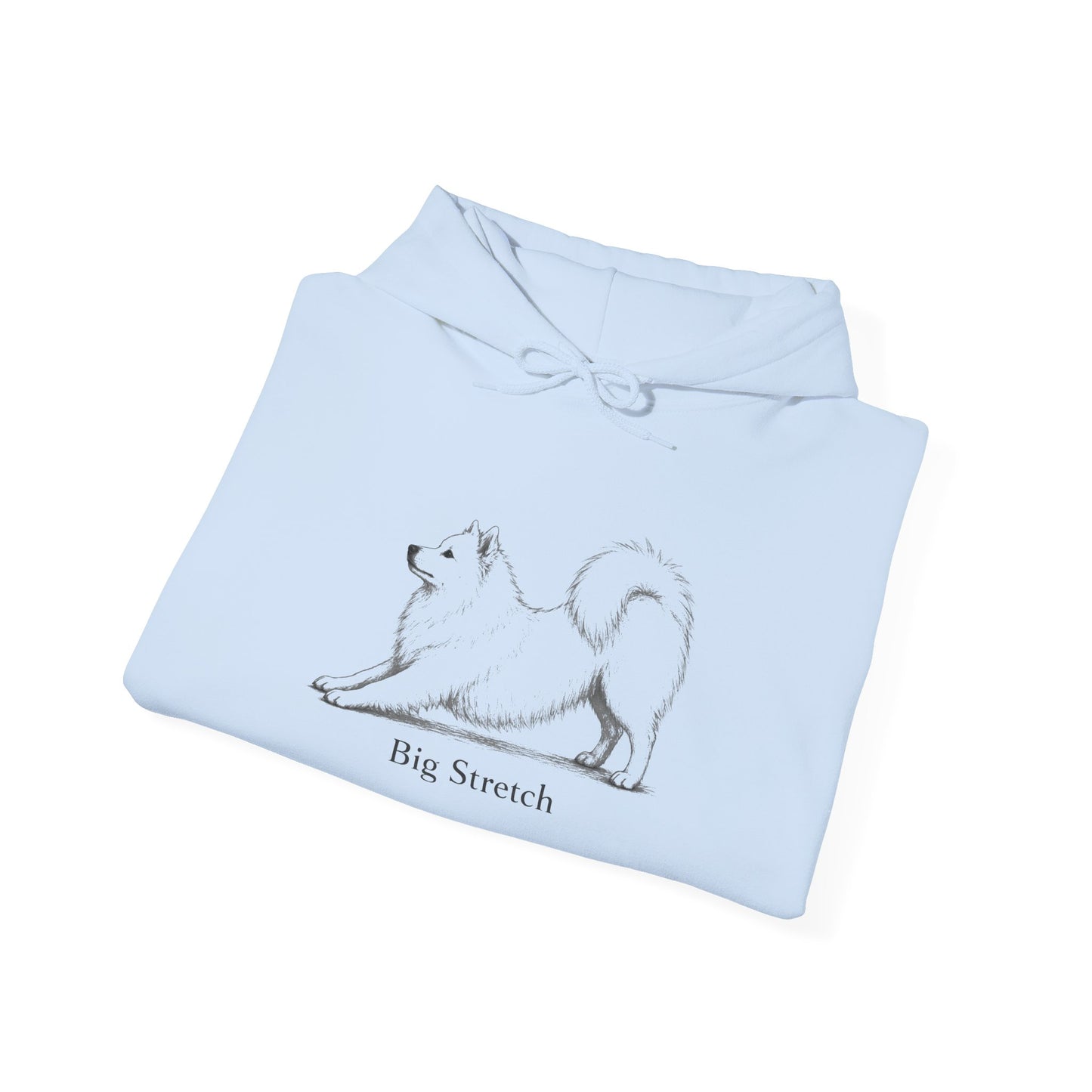 Big Stretch American Eskimo Dog - Hoodie