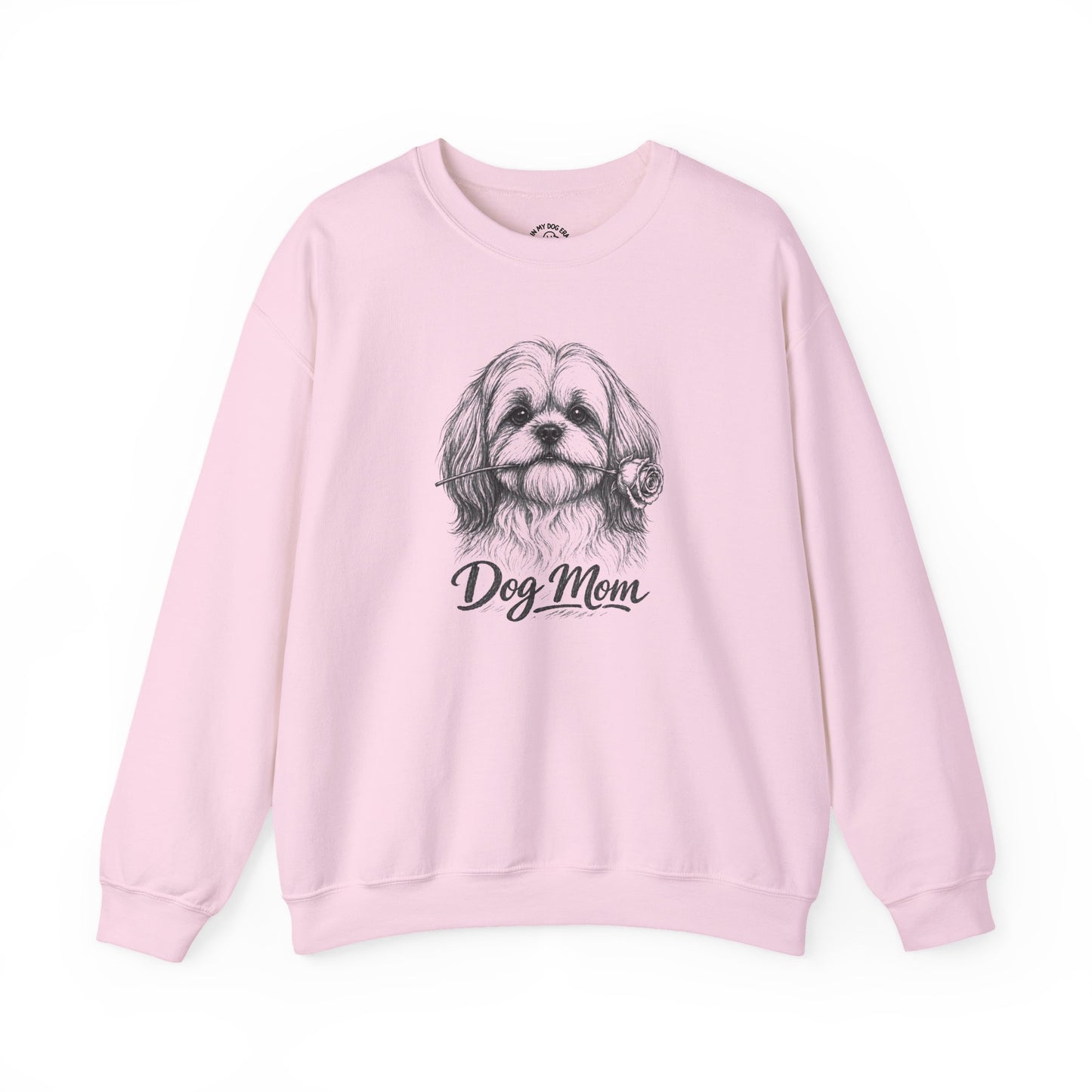 Shih Tzu Dog Mom Sweatshirt (Rose Collection)