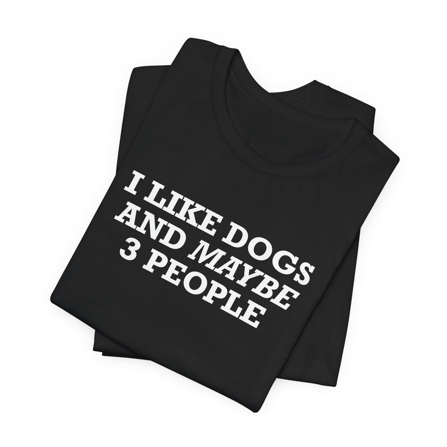 I Like Dogs And Maybe 3 People T-Shirt