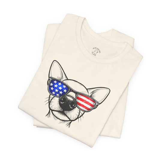 Red, White & BOOP Chihuahua T-Shirt