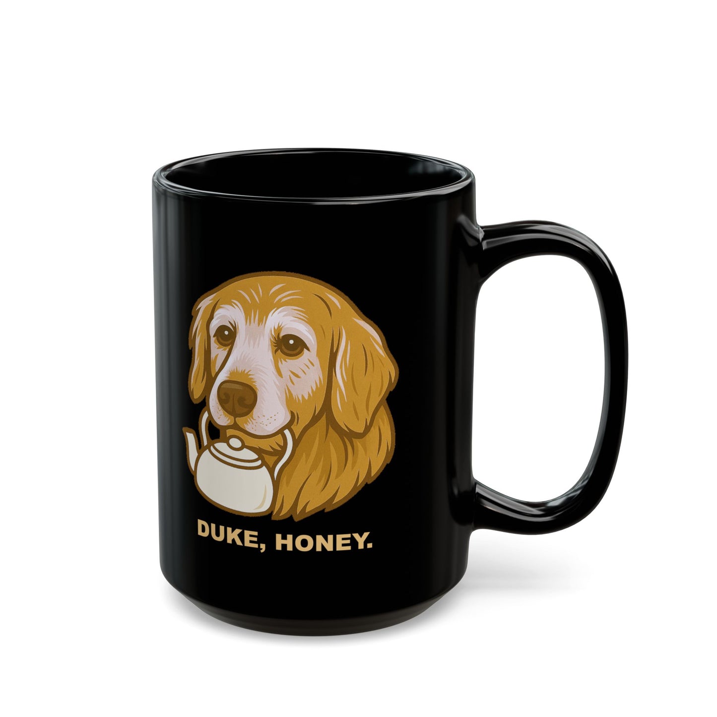 Duke, Honey Coffee Mug (Black)