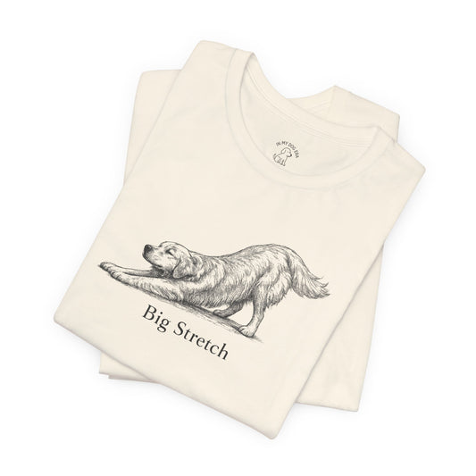 Big Stretch Golden Retriever T-Shirt