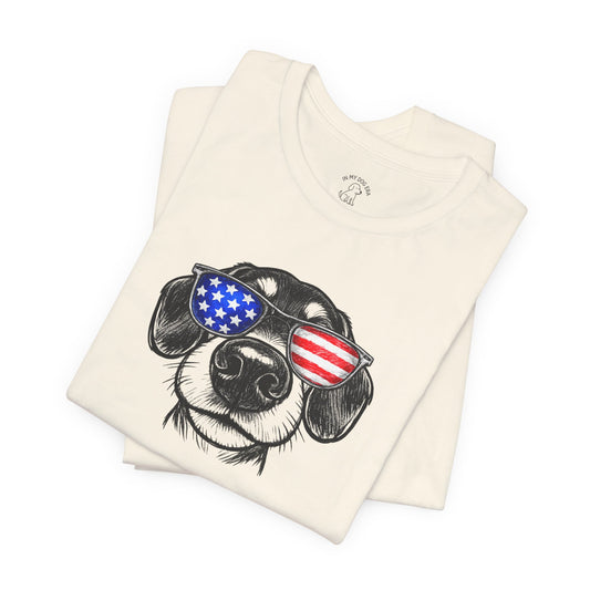 Red, White & BOOP Dachshund T-Shirt