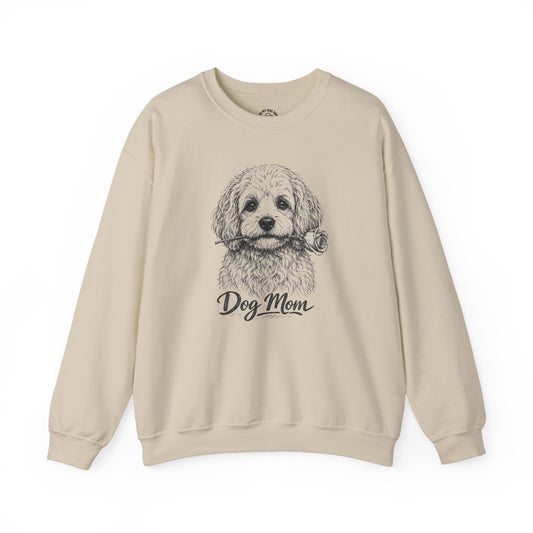 Cavapoo Dog Mom Sweatshirt (Rose Collection)