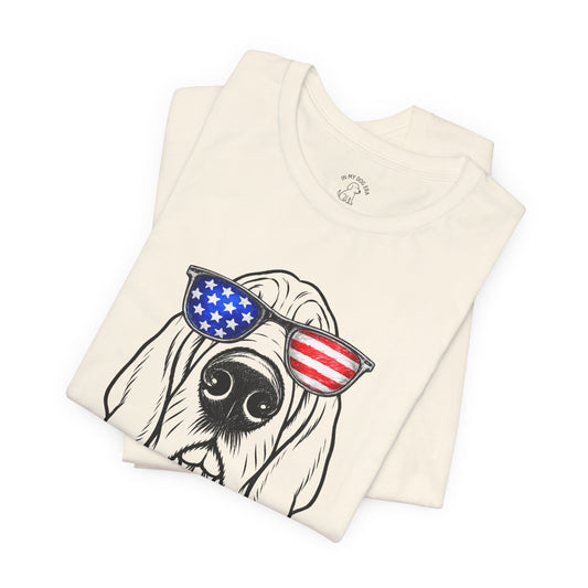 Red, White & BOOP Bloodhound T-Shirt