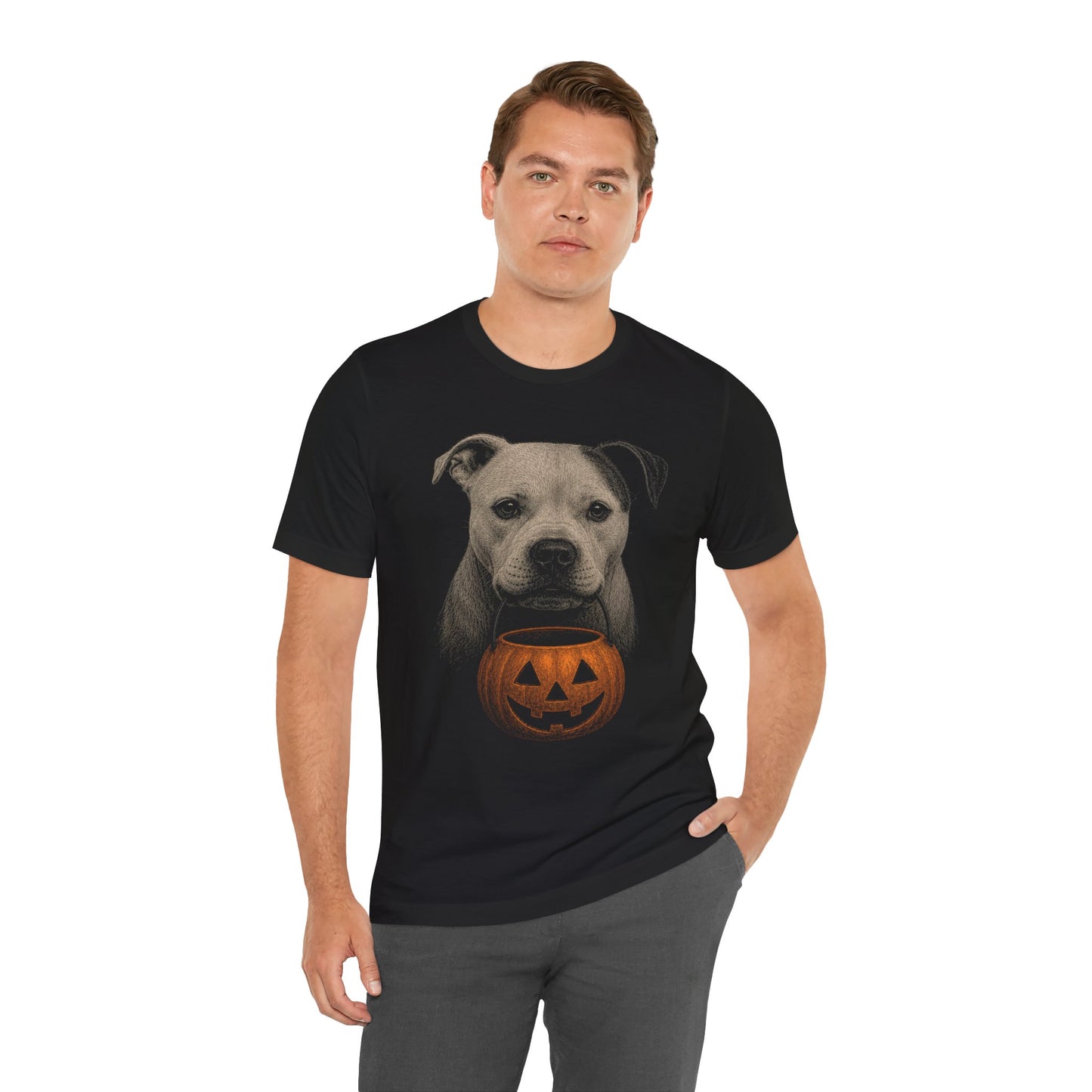 American Bulldog Halloween T-Shirt – Boop or Treat