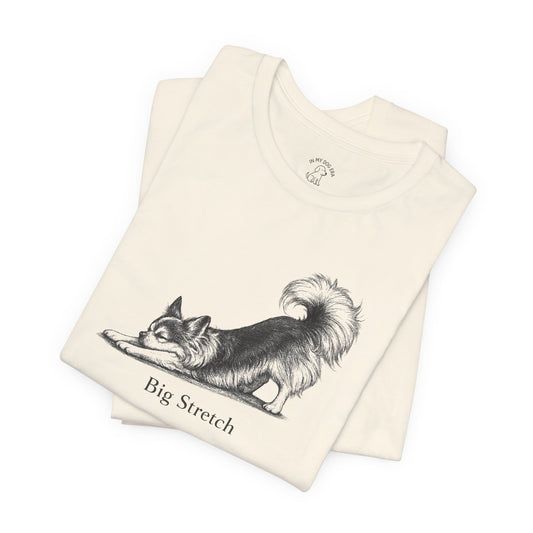 Big Stretch Long-Haired Chihuahua T-Shirt