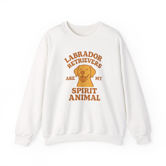 Yellow Lab Labrador Retrievers Are My Spirit Animal Sweatshirt