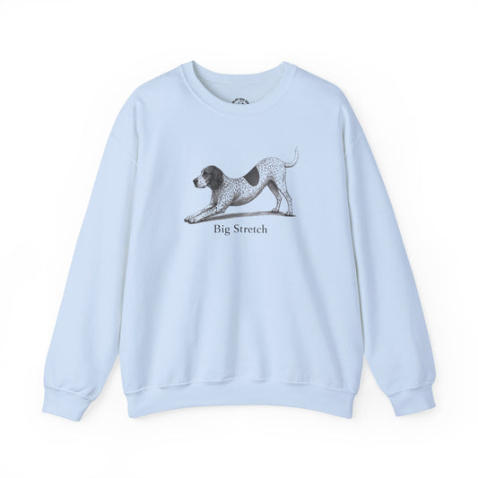 Big Stretch American English Coonhound Sweatshirt (Red Tick Coonhound)