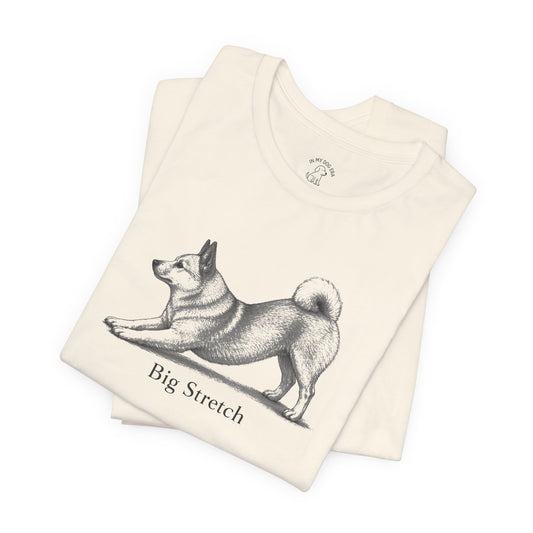 Big Stretch Norwegian Buhund T-Shirt