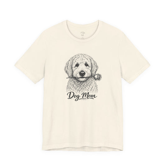 Goldendoodle Dog Mom T-Shirt (Rose Collection)