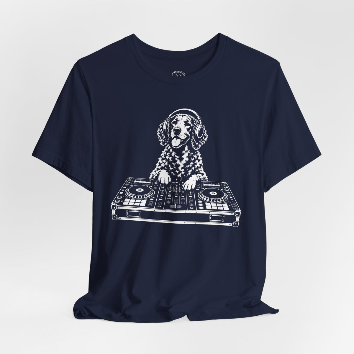 Curly Coated Retriever DJ T-Shirt