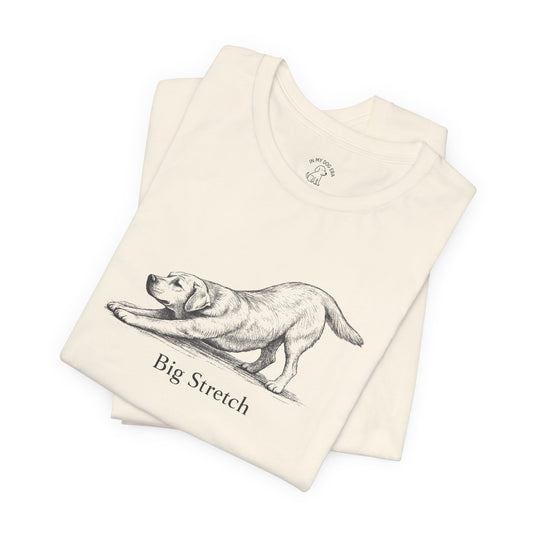 Big Stretch Yellow Labrador Retriever T-Shirt