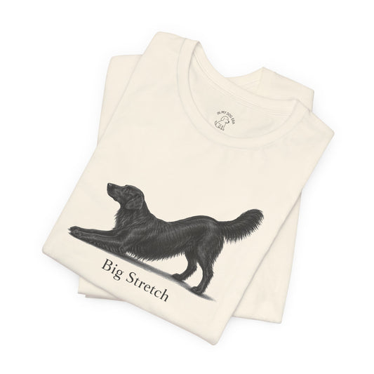 Big Stretch Flat-Coated Retriever T-Shirt