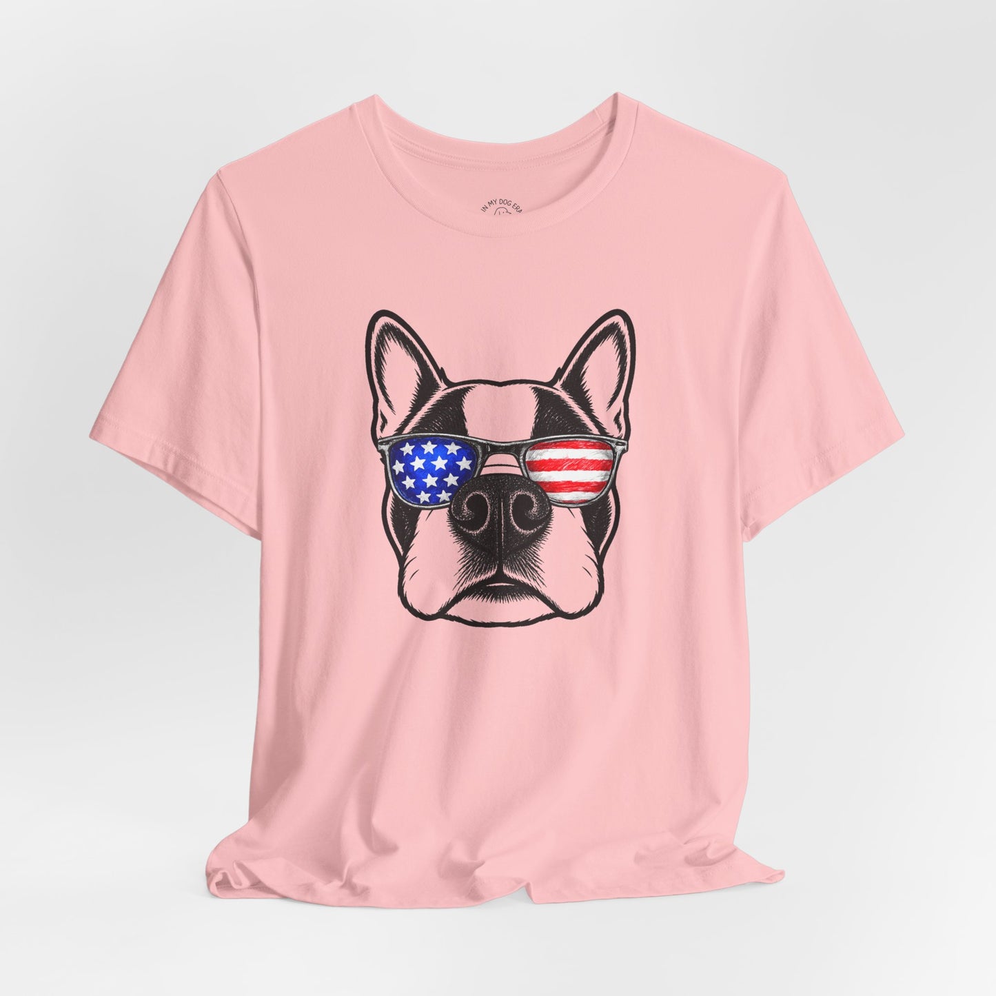 Red, White & BOOP Boston Terrier T-Shirt