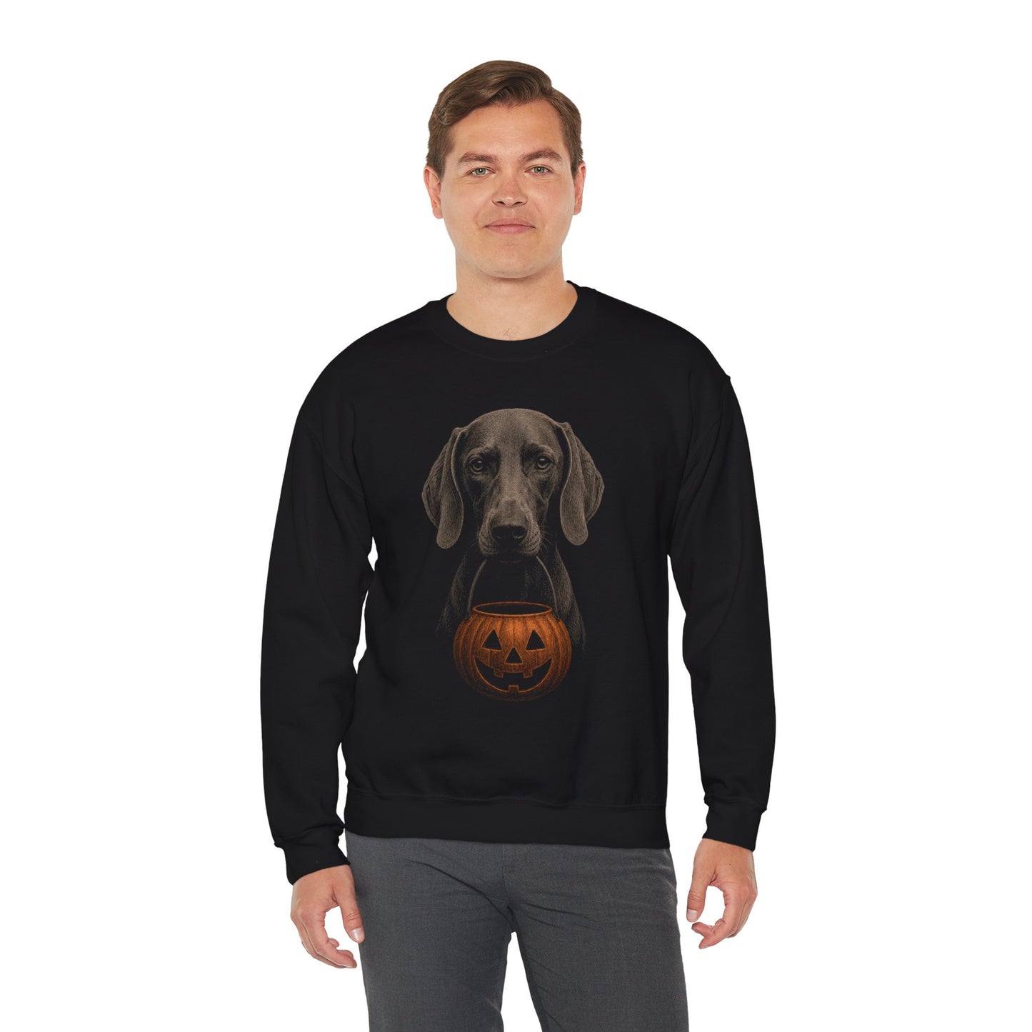 Weimaraner Halloween Sweatshirt – Boop or Treat