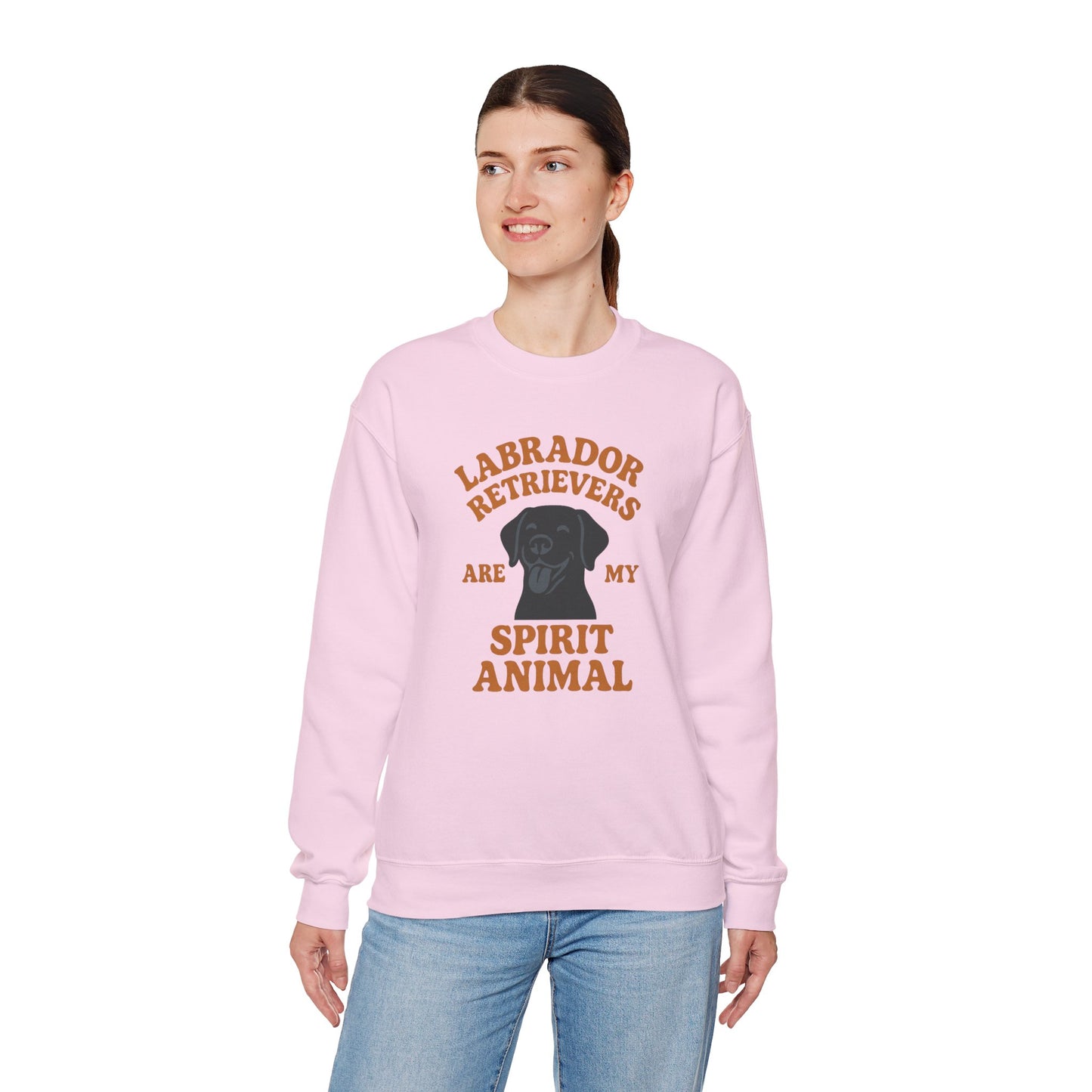 Black Lab Labrador Retrievers Are My Spirit Animal Sweatshirt