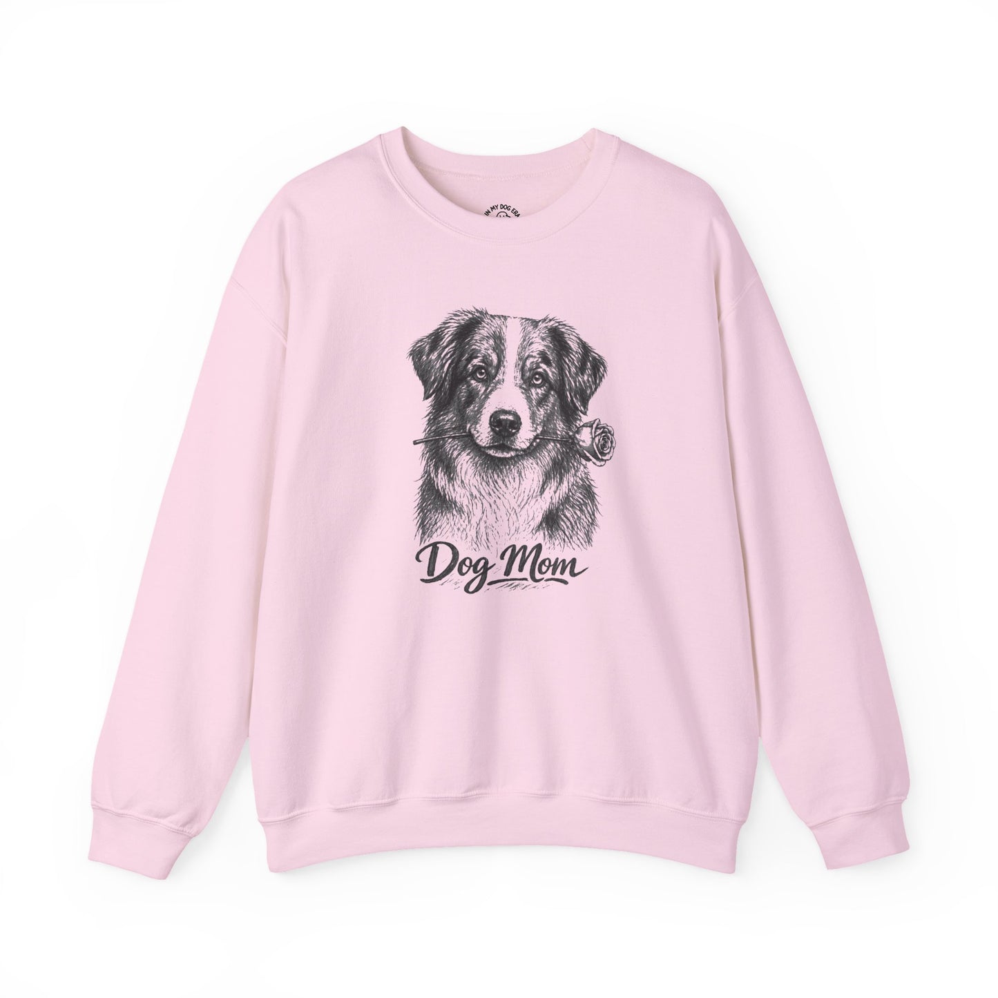 Australian Shepherd Dog Mom Sweatshirt (Rose Collection)